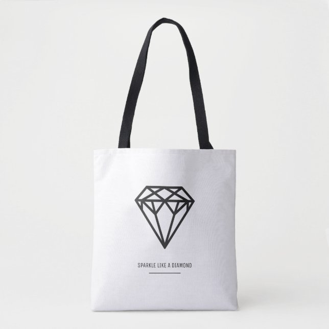 Bolso De Tela Diamante (Anverso)