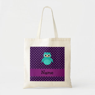 Bolso De Tela Diamantes conocidos personalizados de la púrpura