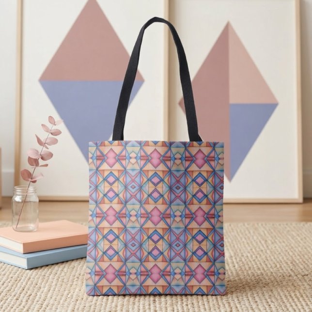 Bolso De Tela Diamantes de Pastel (Subido por el creador)