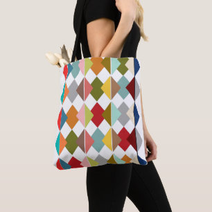 Bolso De Tela Diamond Quilt