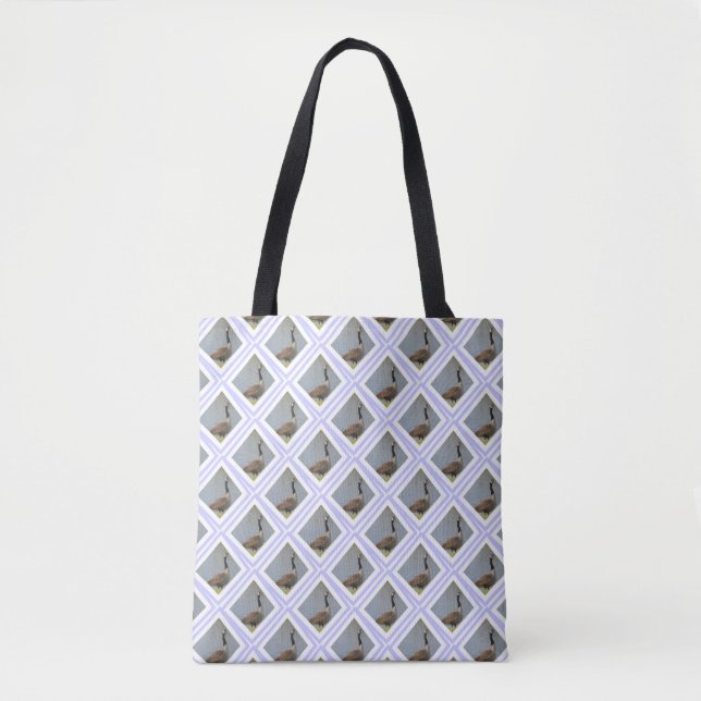 Bolso De Tela Diamond Shaped Goose By Pond Tote Bag (Anverso)