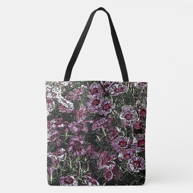 BOLSO DE TELA DIANTHUS (Anverso)
