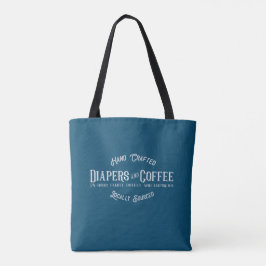 Bolso De Tela Diapers y café Ironic Funny Retro Restaurant