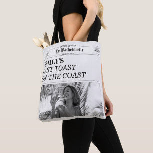 Bolso De Tela Diario de Soltera Último Brindis en la Costa