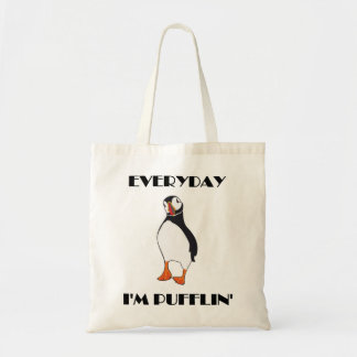 Bolso De Tela Diario soy pájaro del frailecillo de Pufflin