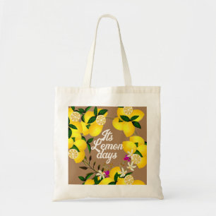 Bolso De Tela Días de limón marrón