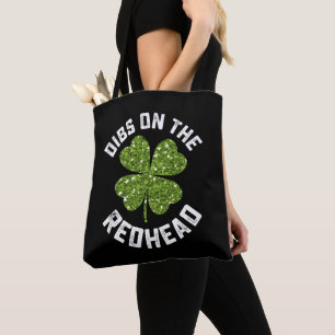 Bolso De Tela Dibs En La Pelirroja Día De San Patricio Trébol