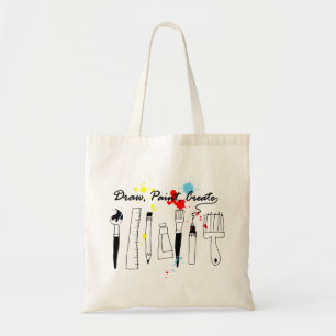 Bolso De Tela Dibujar pintura Crear color