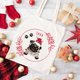 Bolso De Tela Dibujo a mano personalizado del Bulldog británico