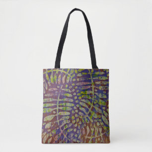 Bolso De Tela Dibujo abstracto de galería de símbolos Gelli