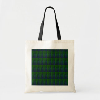 Bolso De Tela Dibujo abstracto MODERNO en mosaico-verde oliva