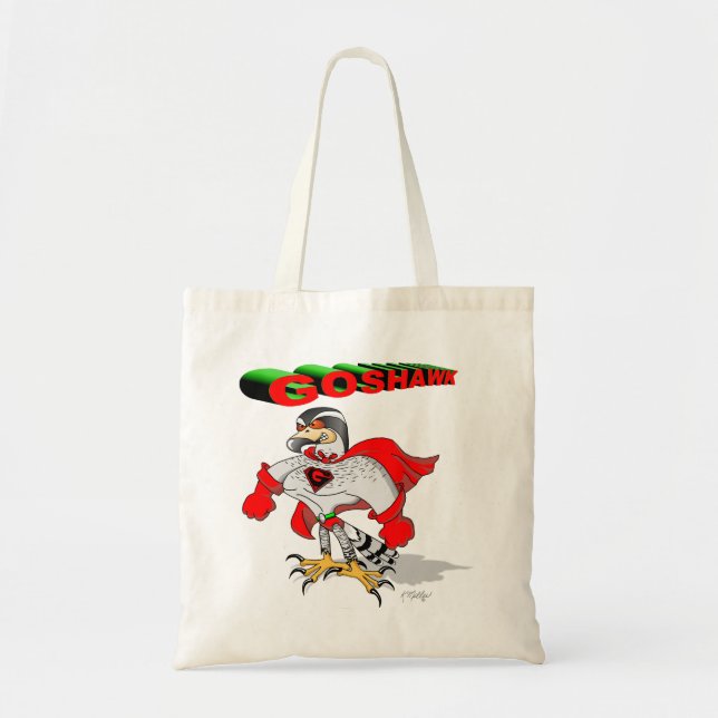 Bolso De Tela Dibujo animado de azor (Frente)