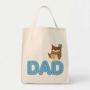 Bolso De Tela Dibujo animado de Olivia VonHoot para el papá -