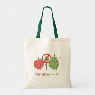 Bolso De Tela Dibujo Animado Divertido, Fruta Prohibida, Manzana