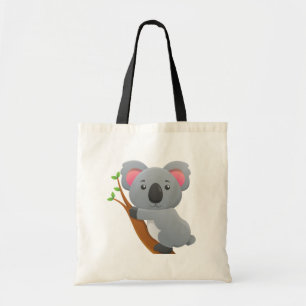 Bolso De Tela Dibujo animado lindo del oso de koala