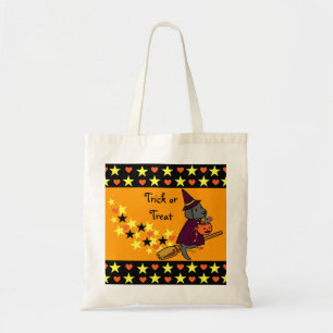 Bolso De Tela Dibujo animado negro 1 de Halloween Labrador