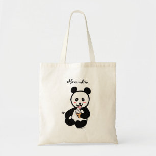 Bolso De Tela Dibujo animado personalizado del helado de la