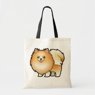 Bolso De Tela Dibujo animado Pomeranian