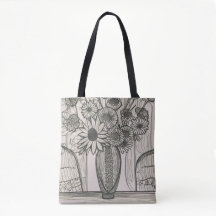 Dibujo de arte floral de la línea de la curva de l