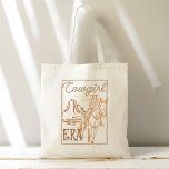 Bolso De Tela Dibujo de boceto occidental retro vintage de la ép<br><div class="desc">Cowgirl era vintage retro occidente dibujo bolsa de tote ,  regalos para ella,  regalos para los amantes de los caballos,  occidente paisaje tote bolsa</div>