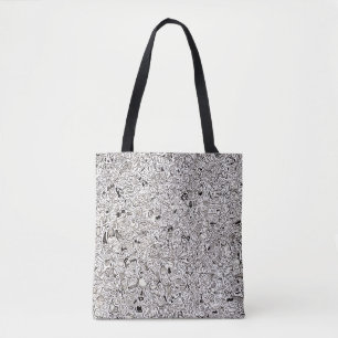 Bolso De Tela Dibujo de caras de dibujos animados divertidas