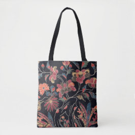 Bolso De Tela Dibujo de Flores