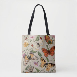 Bolso De Tela Dibujo de la colección de la naturaleza de la mari