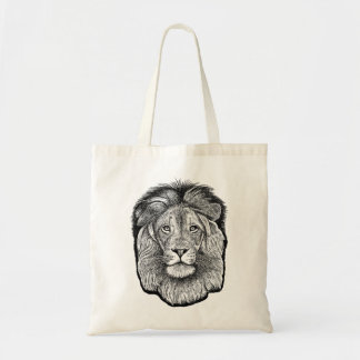 Bolso De Tela Dibujo de León