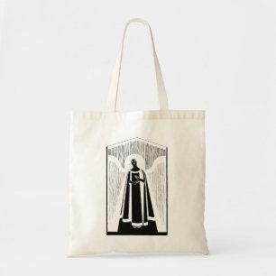 Bolso De Tela Dibujo de mujer abstracta Arte vintage minimalista