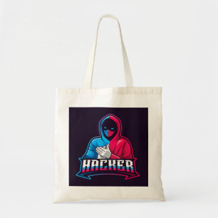 Bolso De Tela Dibujo de Personalizado de hackers de equipos Guay