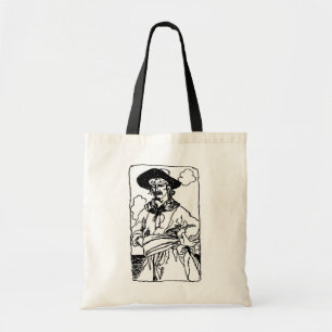 Bolso De Tela Dibujo de piratas vintage de un capitán por Howard