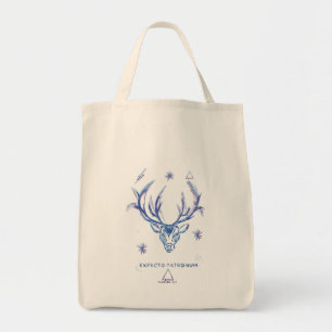 Bolso De Tela Dibujo del Ciervo   Hechizo de Harry Potter EXPECT
