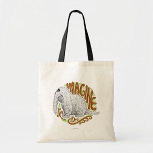 Bolso De Tela Dibujo en blanco y negro de Snuffleupagus