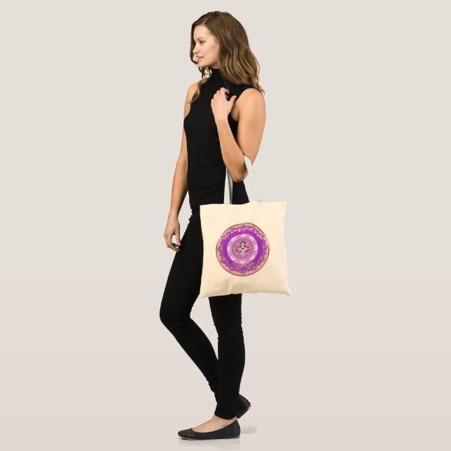 Bolso De Tela Dibujo en el símbolo de la Magnitud (Anverso (modelo))