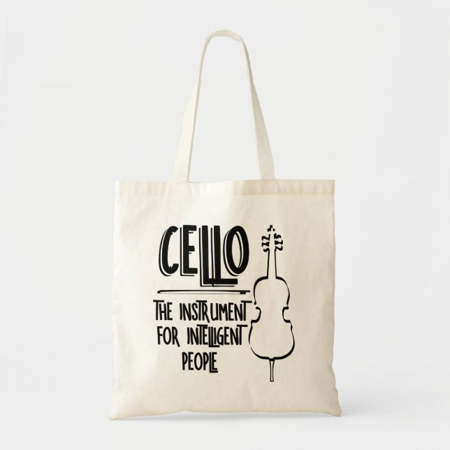 Bolso De Tela Dibujo inteligente de líneas de cifrado (Frente)