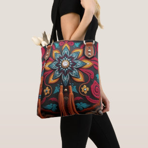 Bolso De Tela Dibujo occidental 1