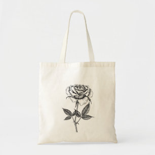 Bolso De Tela dibujo Rosa