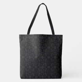 Bolso De Tela Dibujos abstractos MODERNOS en mosaico rosa-negro