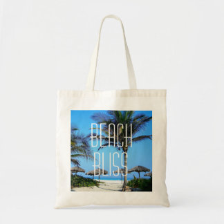 Bolso De Tela Dicha tropical de la playa