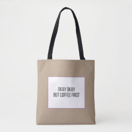 Bolso De Tela Dicho Divertido del Café