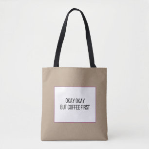 Bolso De Tela Dicho Divertido del Café