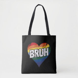Bolso De Tela Dicho divertido meme de hermano saludo gay orgullo