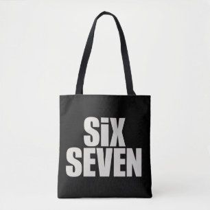 Bolso De Tela Dicho divertido meme Seis Siete 6 7