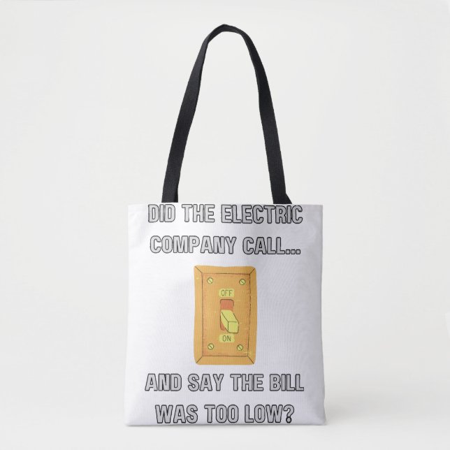 Bolso De Tela Dichos divertidos de papá  (Anverso)