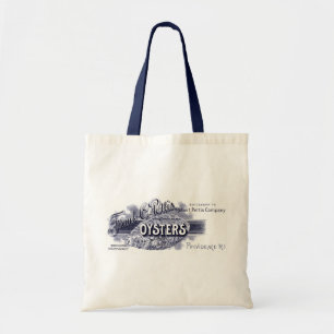 Bolso De Tela diecinueveavo C. Ostras, azules