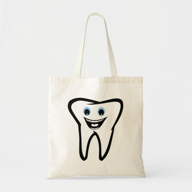 Bolso De Tela Diente (Frente)