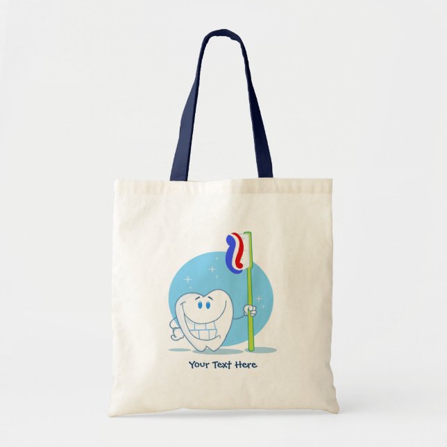 Bolso De Tela Diente (personalizable) (Frente)