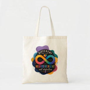 Bolso De Tela Diferente No Menos, Neurodivergente No Defectuoso
