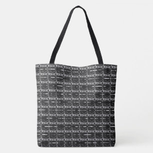 Bolso De Tela Diferentes grises, diferentes rayas o formas