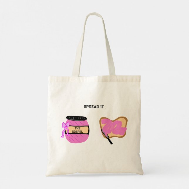 Bolso De Tela Difundir El Evangelio (Reverso)